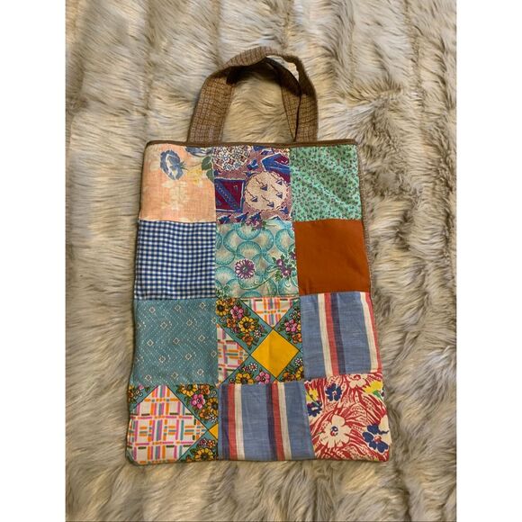 Homemade Patchwork Tote Bag - Picture 1 of 6